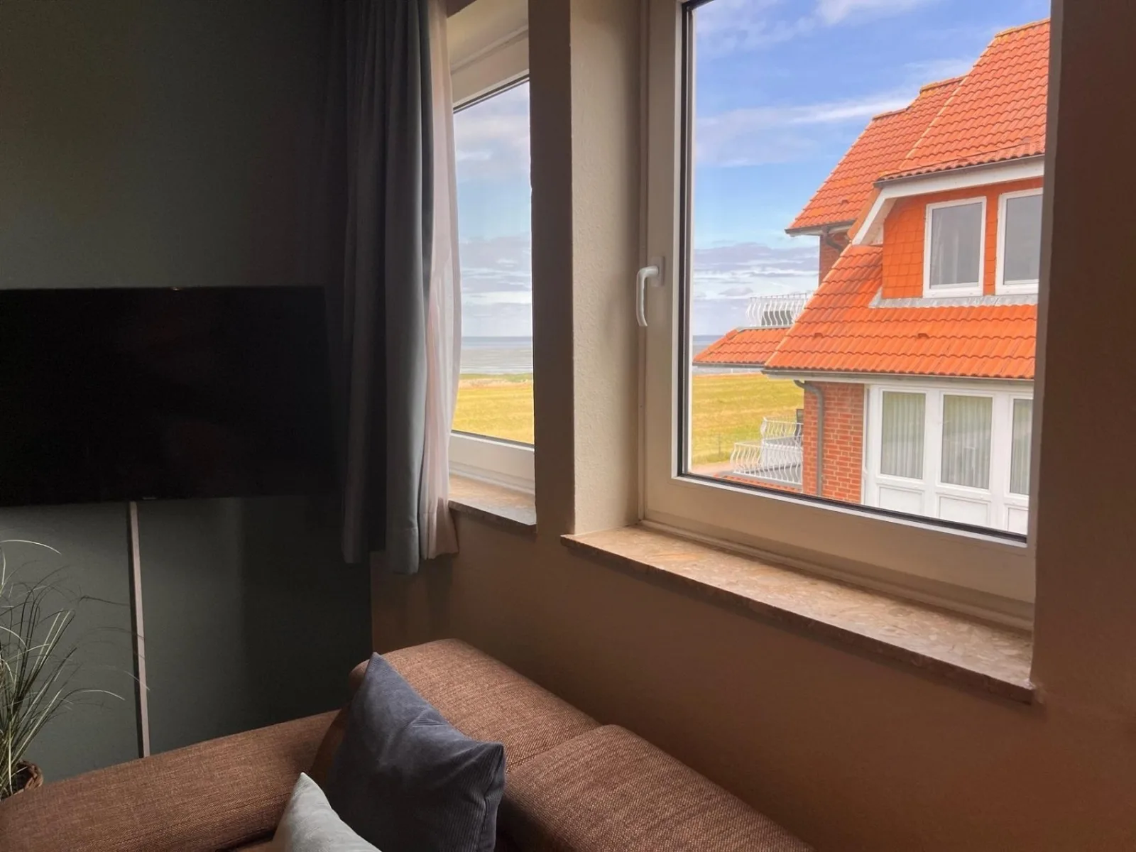 Charmante Ferienwohnung NW 32 in Cuxhaven-Duhnen  Urlaub an der Nordsee mit Meerblick