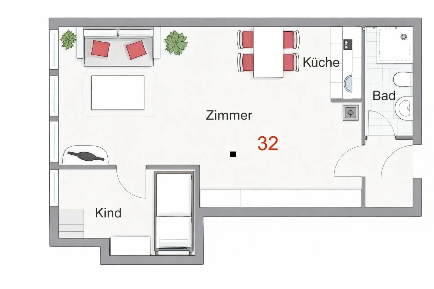 Charmante Ferienwohnung NW 32 in Cuxhaven-Duhnen  Urlaub an der Nordsee mit Meerblick