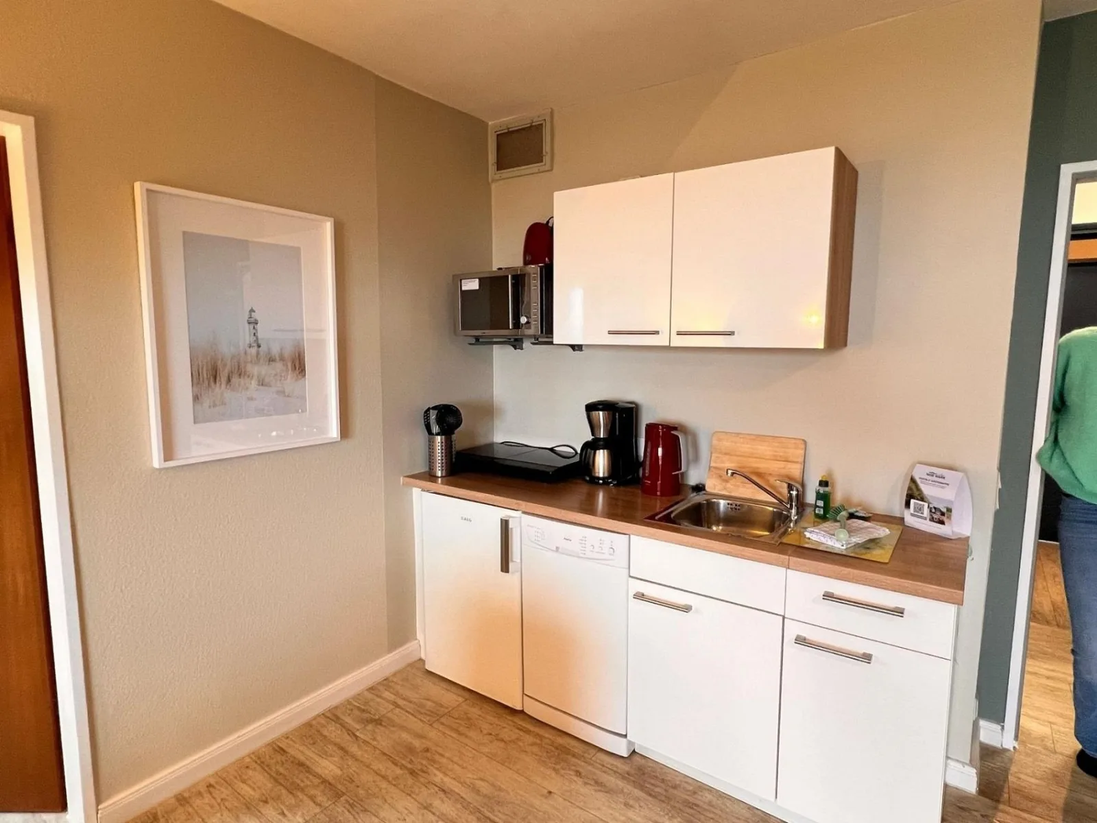 Ferienwohnung  NW 34 Balkon mit Meerblick