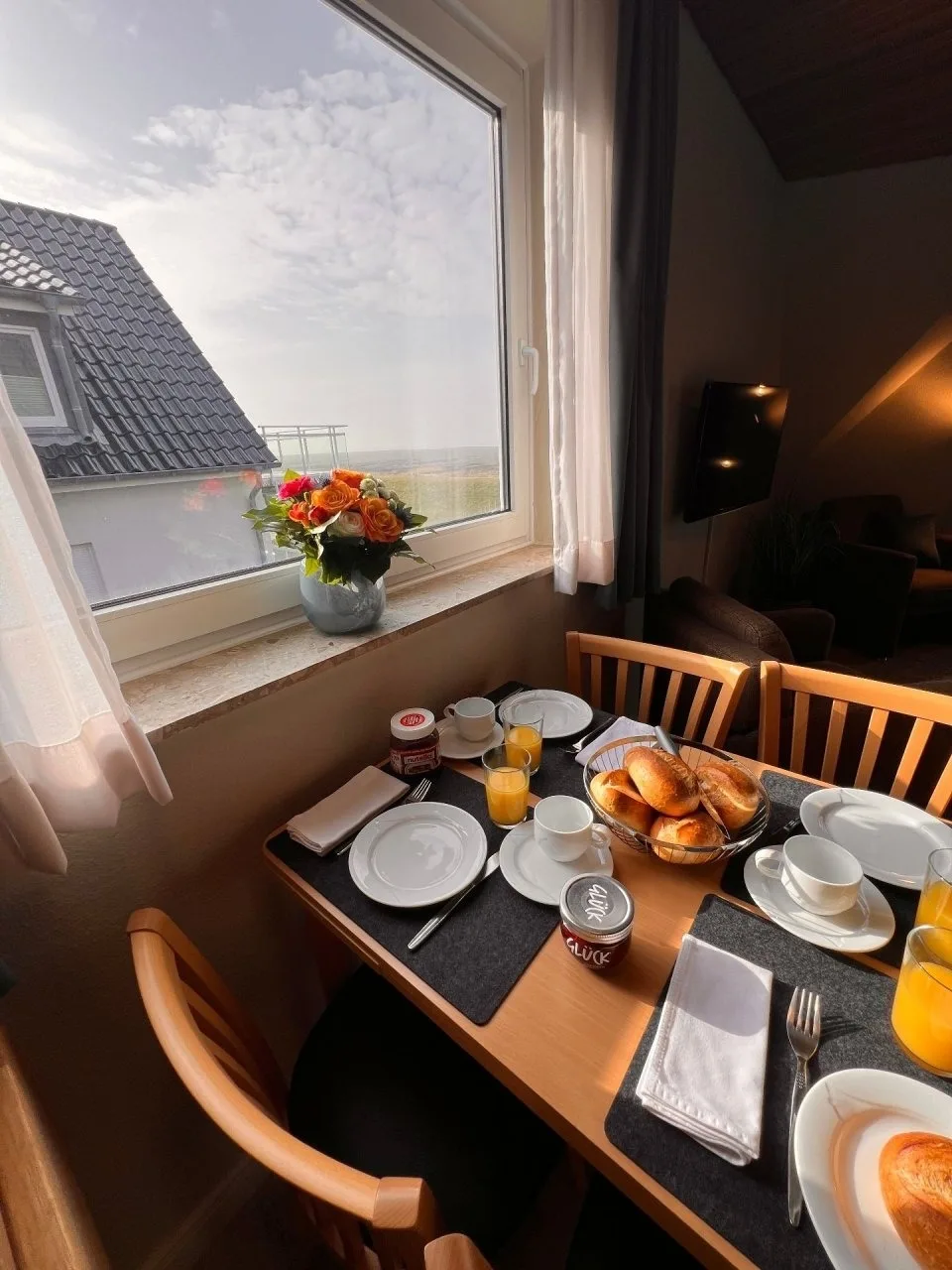 Ferienwohnung  NW 36 Balkon mit Meerblick