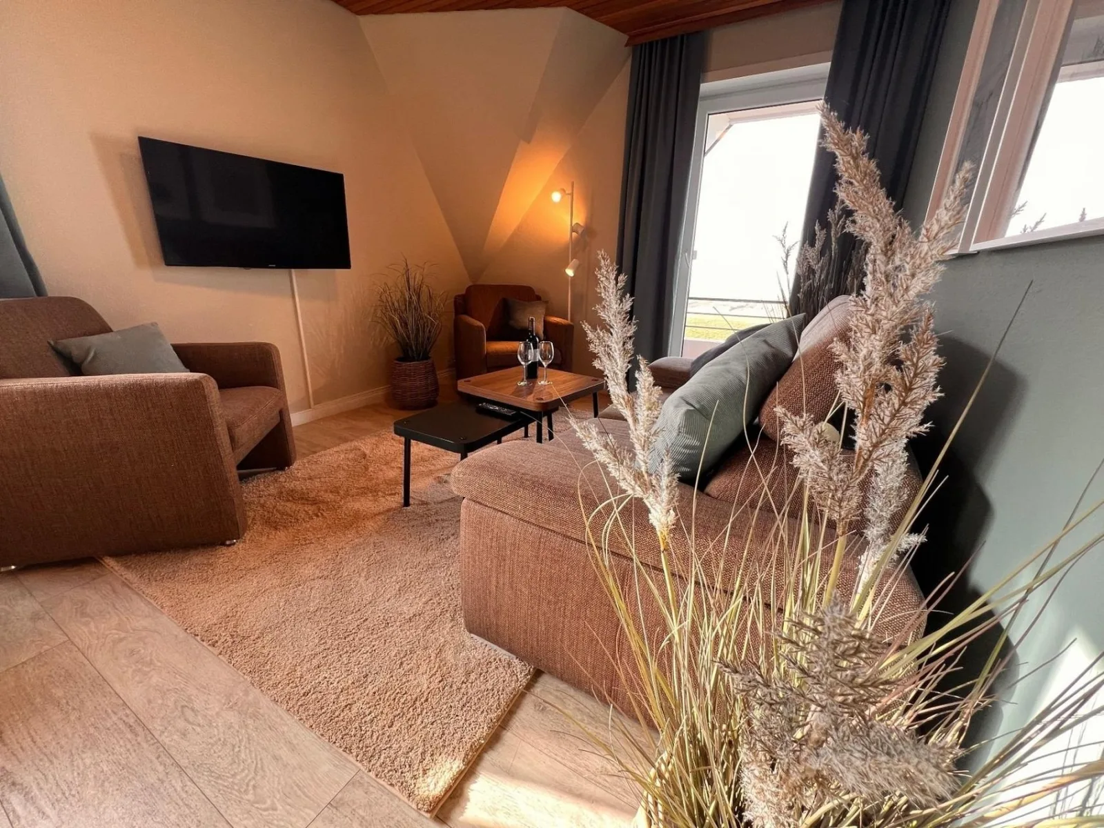 Ferienwohnung  NW 36 Balkon mit Meerblick