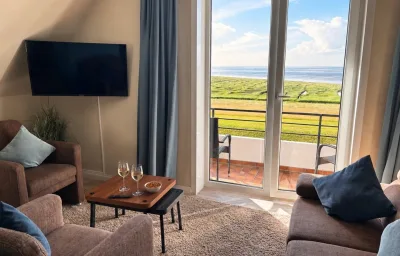 Ferienwohnung  NW 43 Balkon mit Meerblick