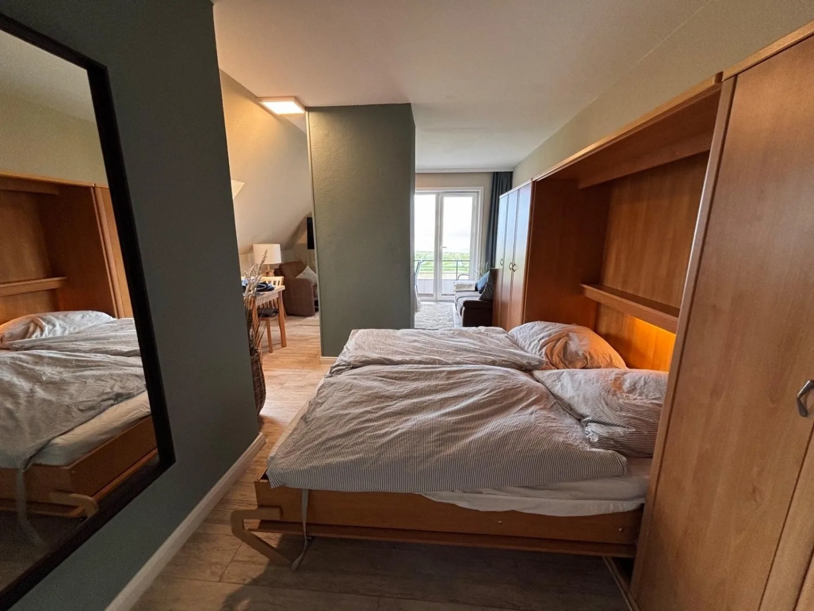 Ferienwohnung  NW 43 Balkon mit Meerblick