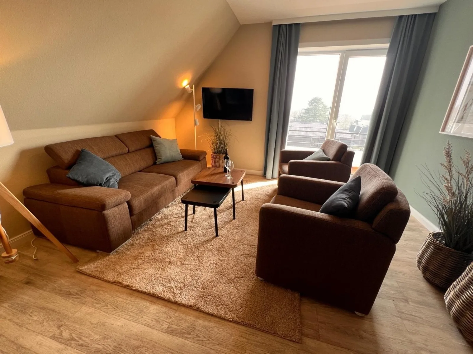 Ferienwohnung  NW 45 mit Süd Balkon