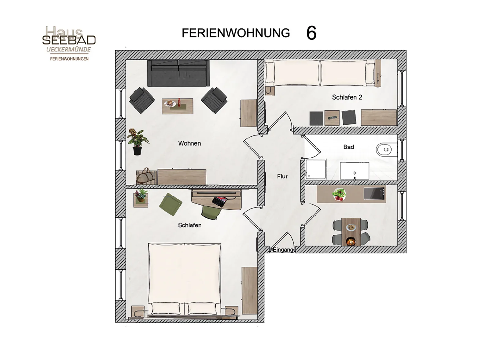FEWO Haus Seebad Ueckermünde