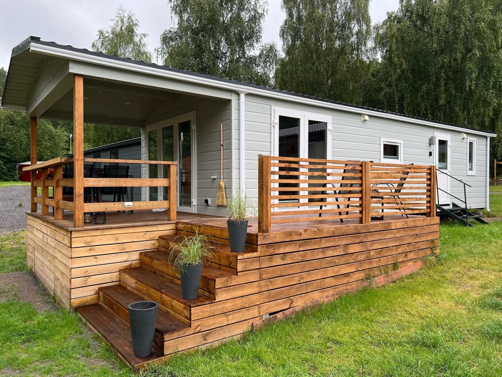 Tinyhouse Neila stilvolle &  moderne Auszeit am See | Natururlaub in Stuer, Mecklenburgische Seenplatte Klima, Grill