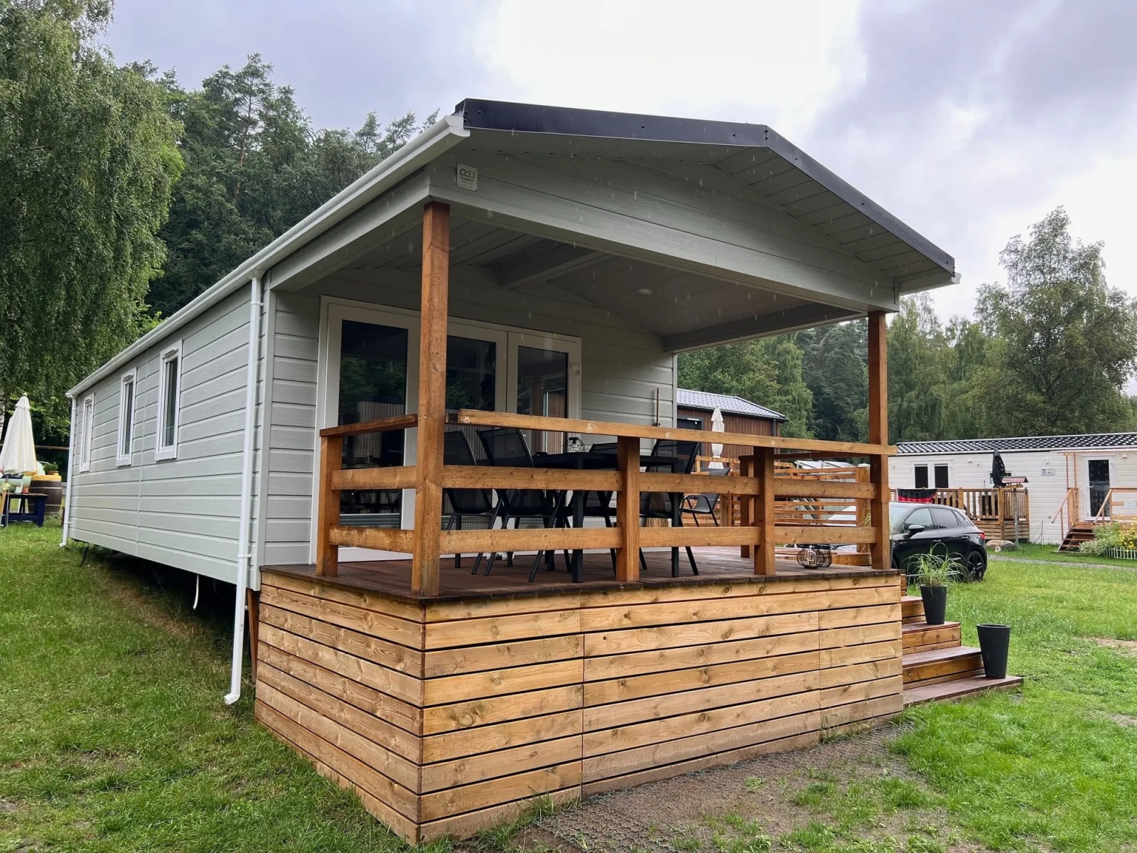 Tinyhouse Neila stilvolle &  moderne Auszeit am See | Natururlaub in Stuer, Mecklenburgische Seenplatte Klima, Grill