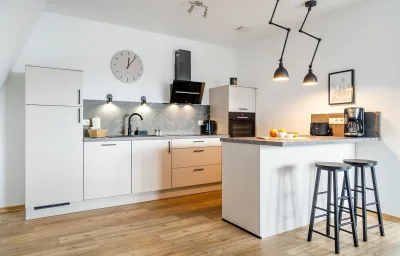 Sonniges City-Apartment mit Terrasse über den Dächern von Aurich
