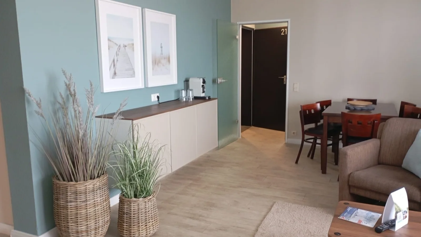 Ferienwohnung NW 21  Meerblick & Terrasse zur Seeseite