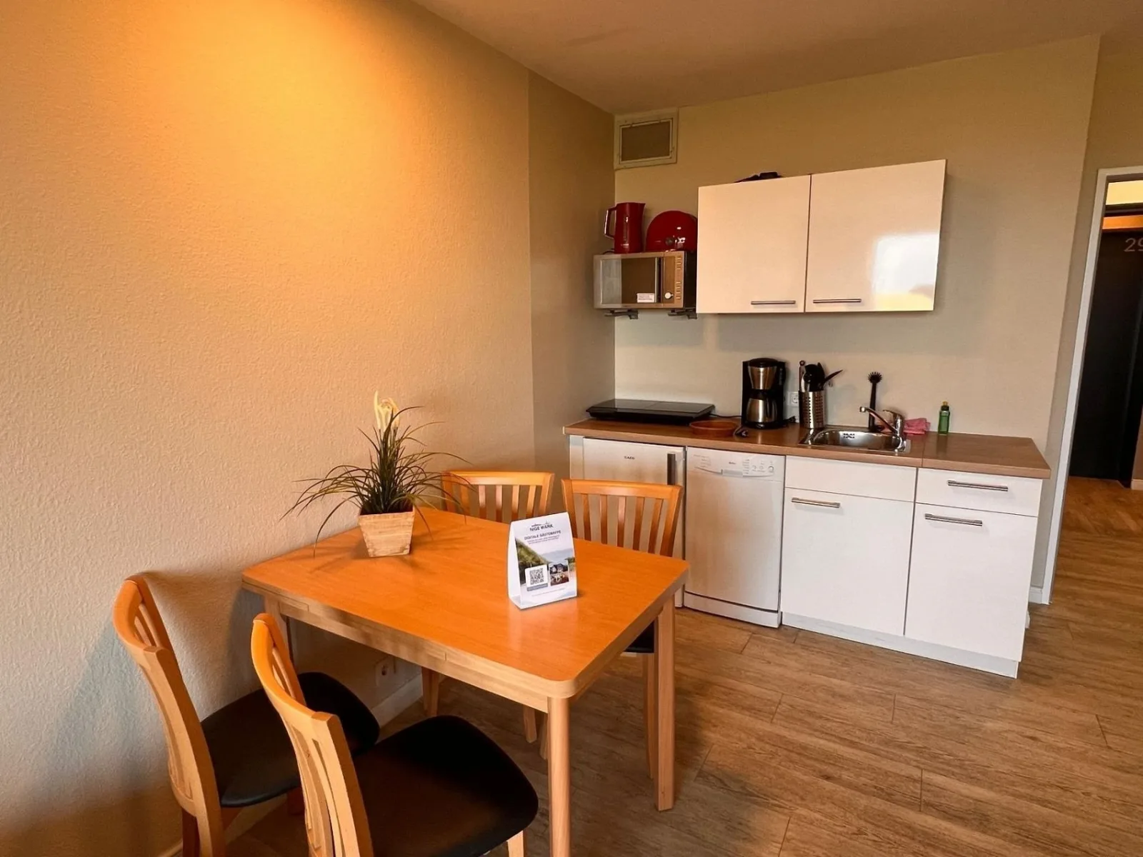 Ferienwohnung  NW 24  Terasse mit Meerblick