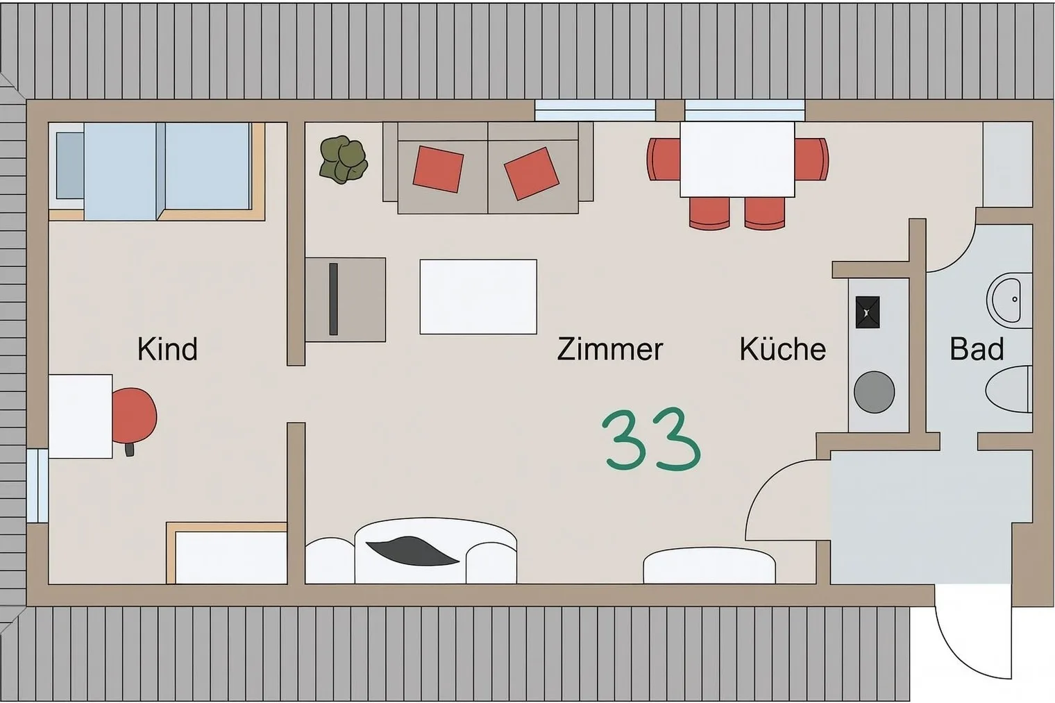 Charmante Ferienwohnung NW 33 in Cuxhaven-Duhnen  Urlaub an der Nordsee mit Hund