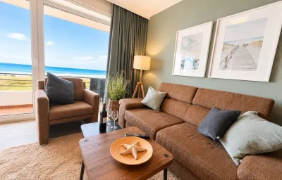 Ferienwohnung  NW 35 Balkon mit Meerblick