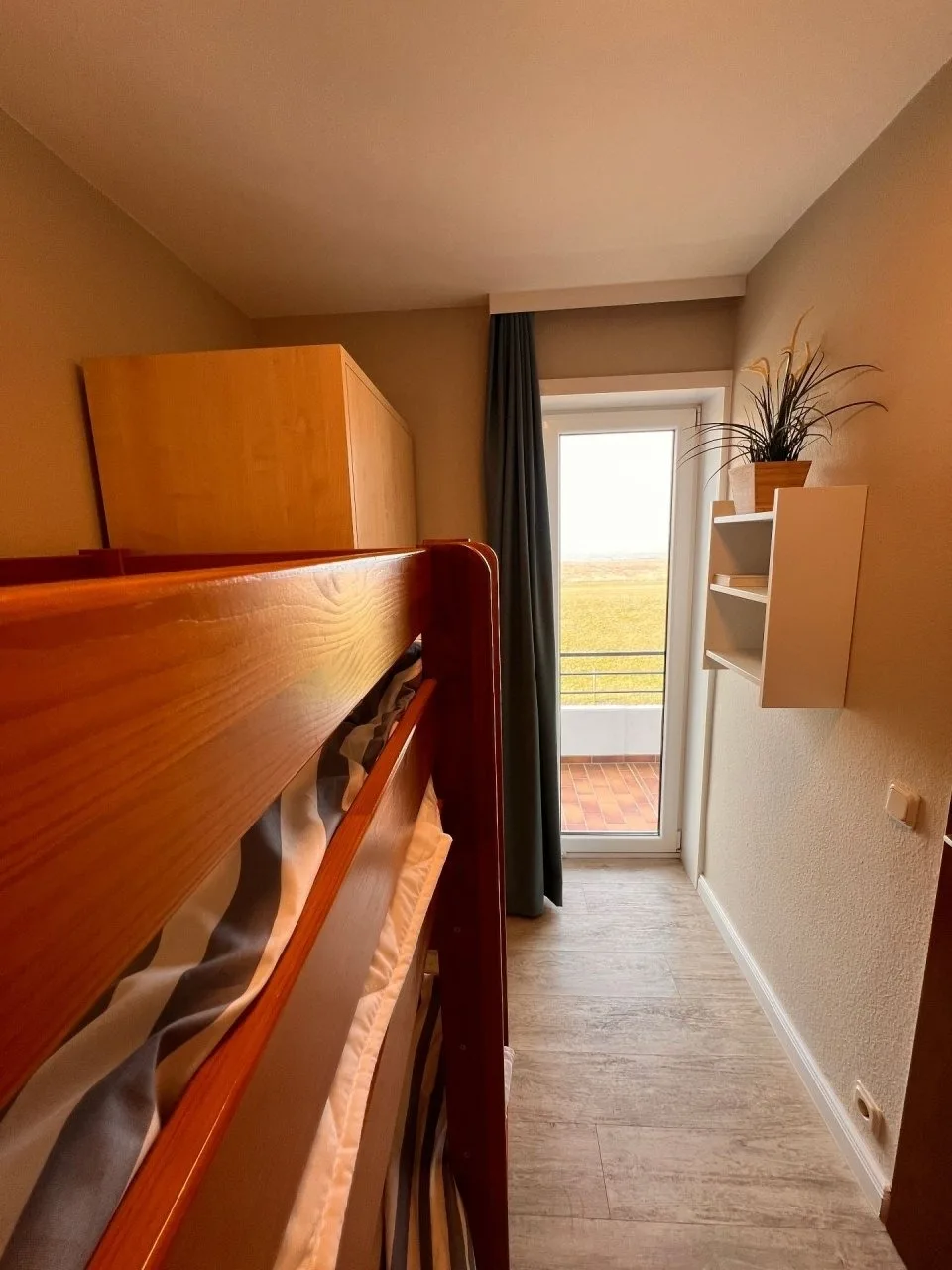 Ferienwohnung  NW 35 Balkon mit Meerblick