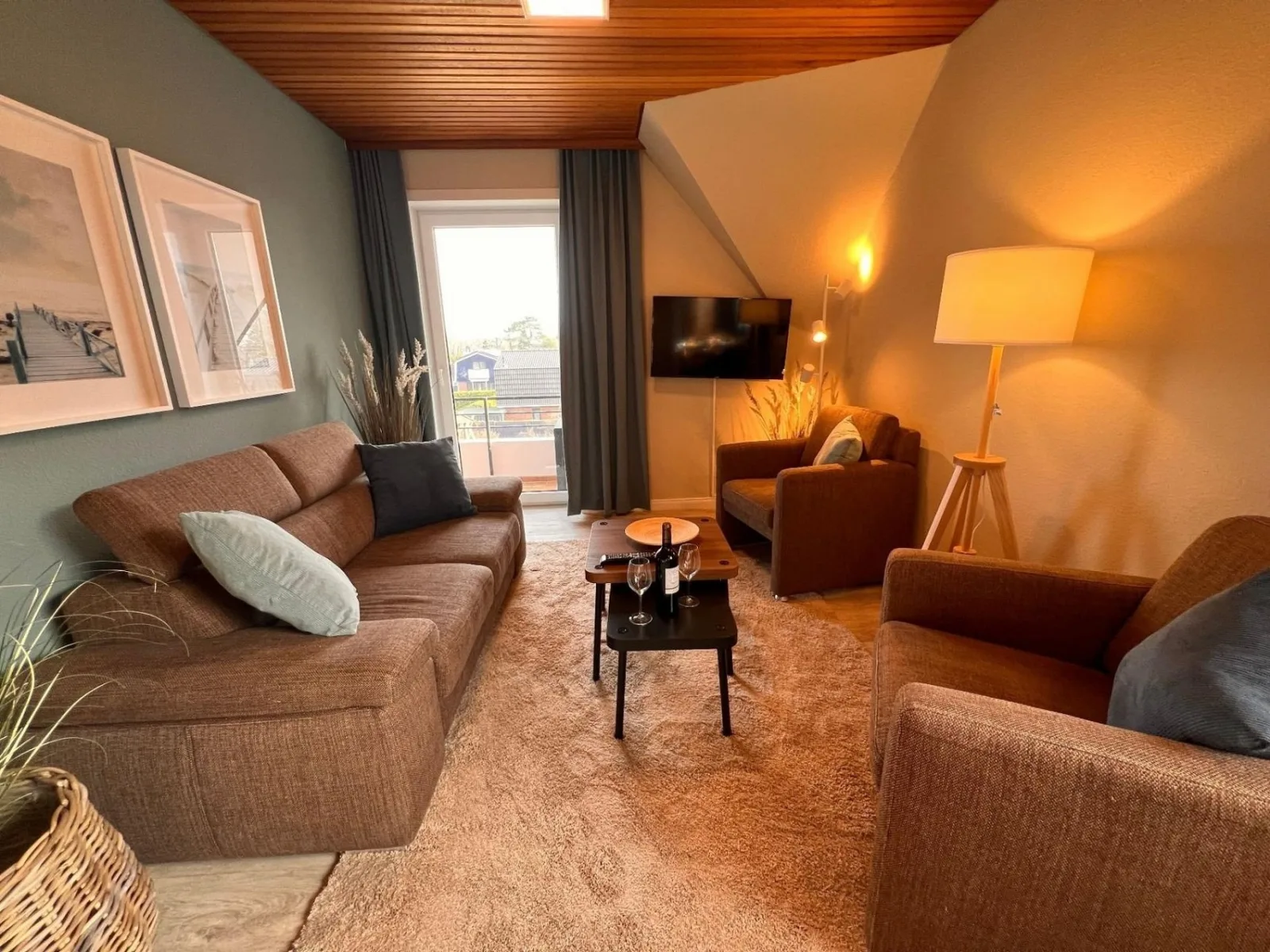 Ferienwohnung  NW 37 mit Süd Balkon