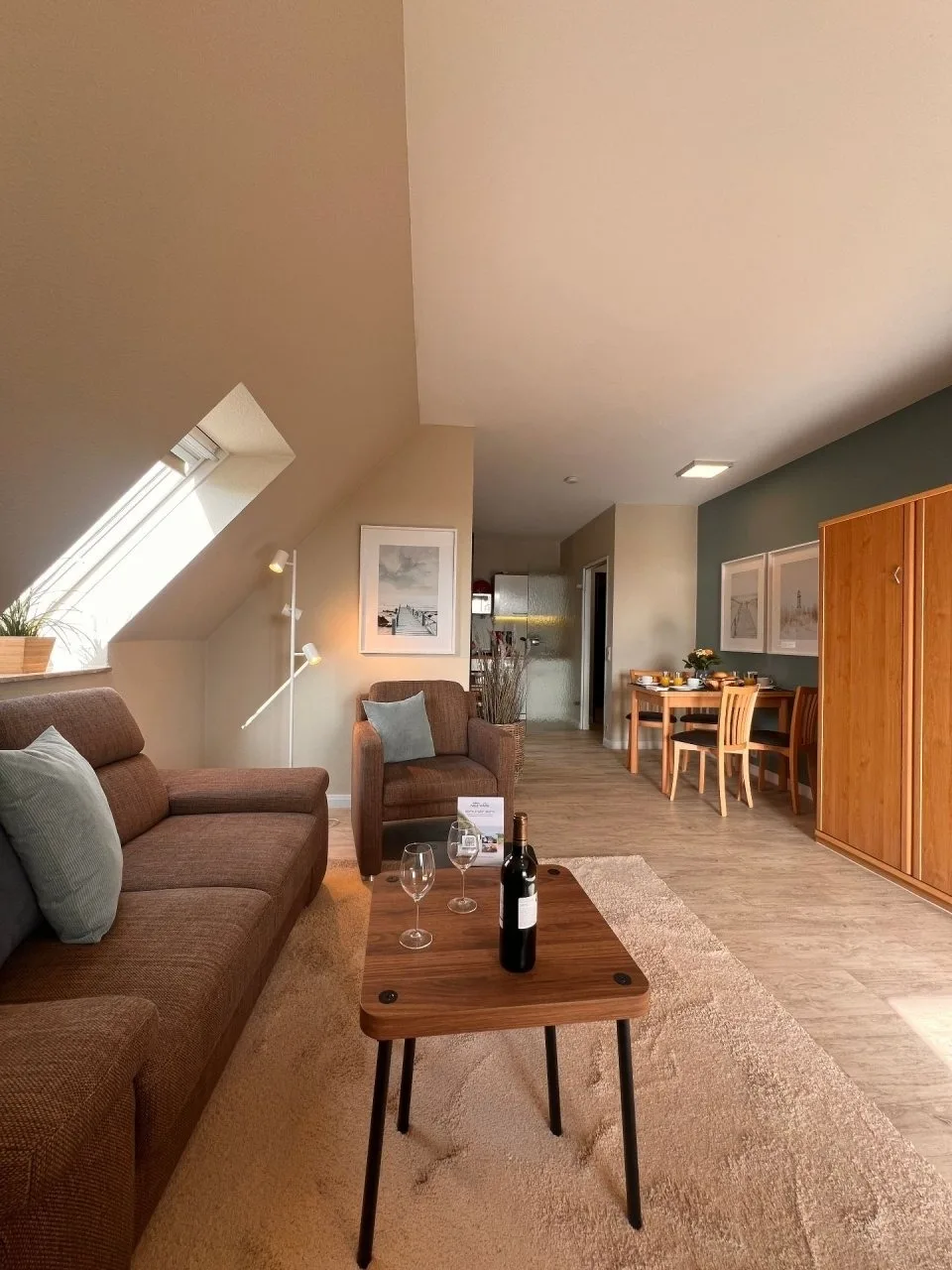 Ferienwohnung  NW 44 mit Süd Balkon