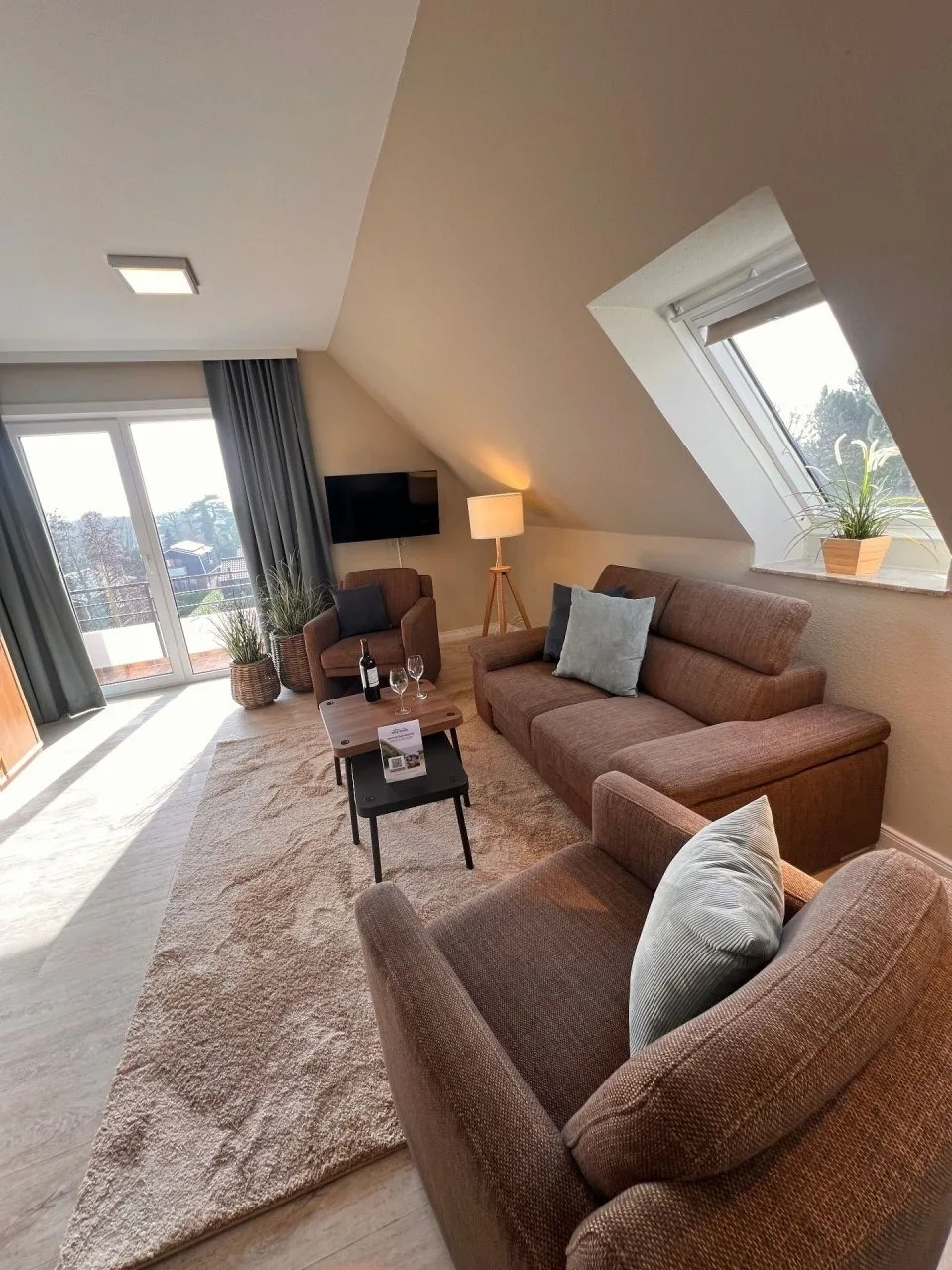Ferienwohnung  NW 44 mit Süd Balkon