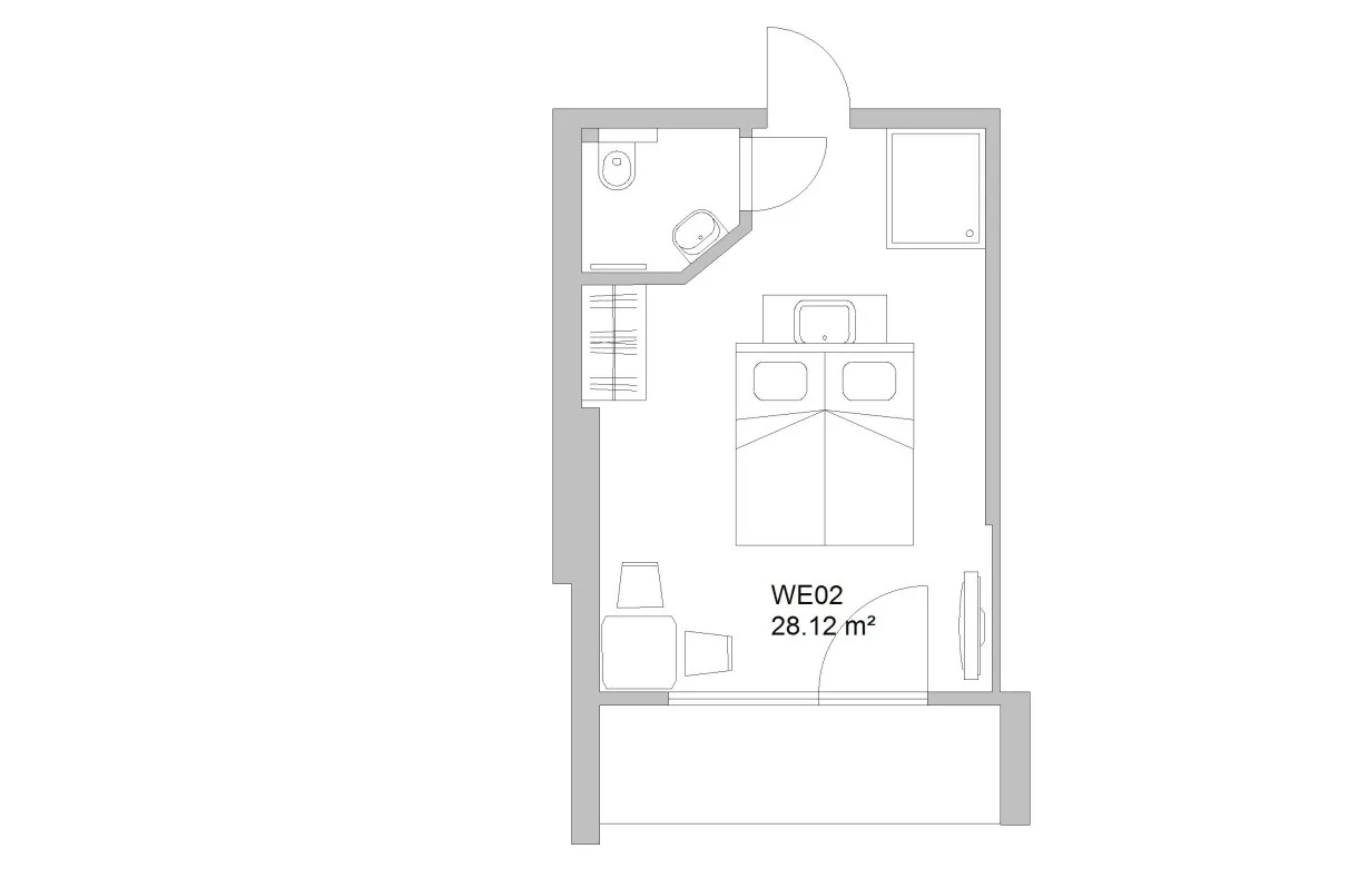 Braunlagelodge Doppelzimmer 0.2 mit Balkon