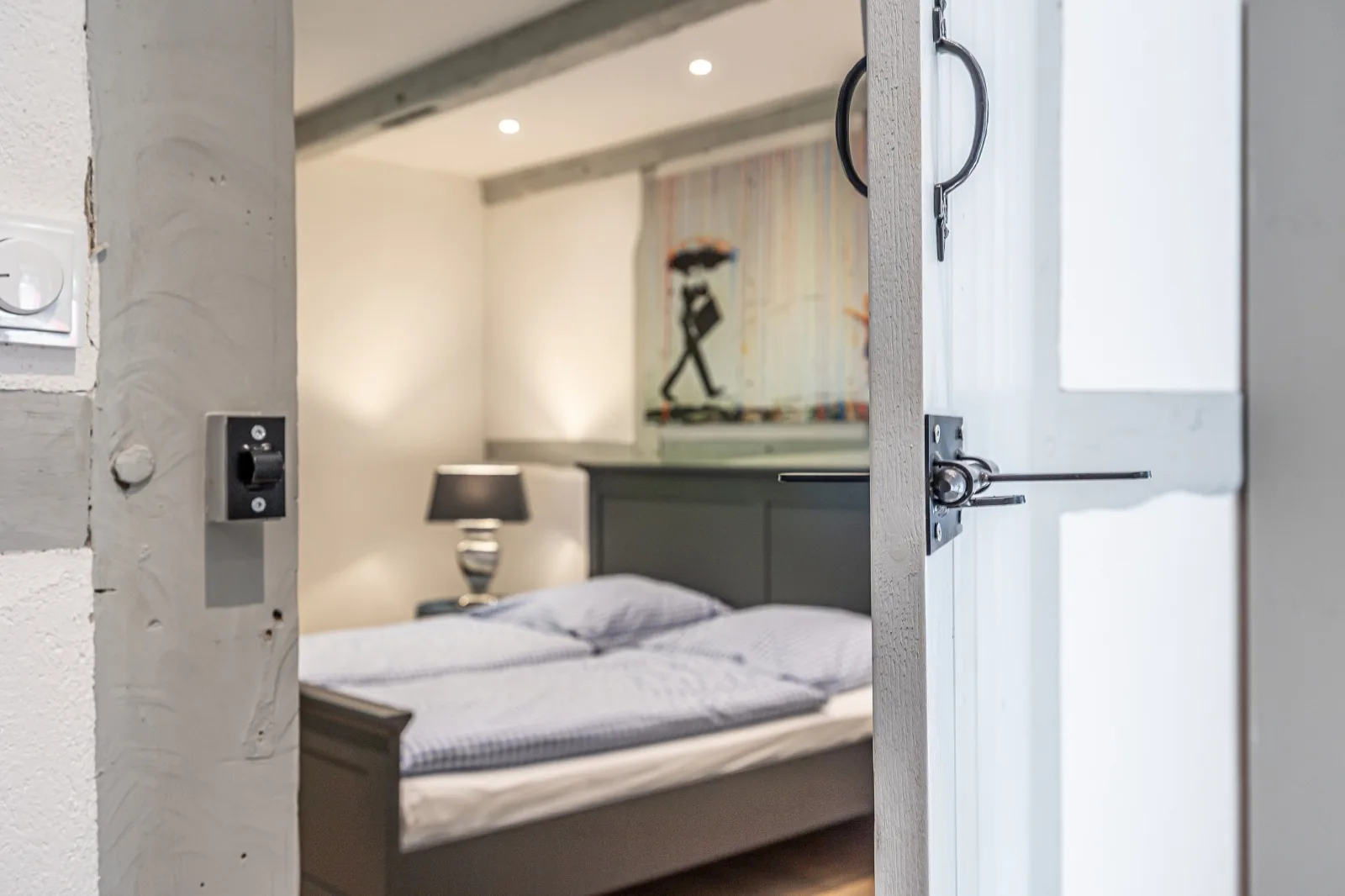 Weiße Reetdachkate Wohnung 2