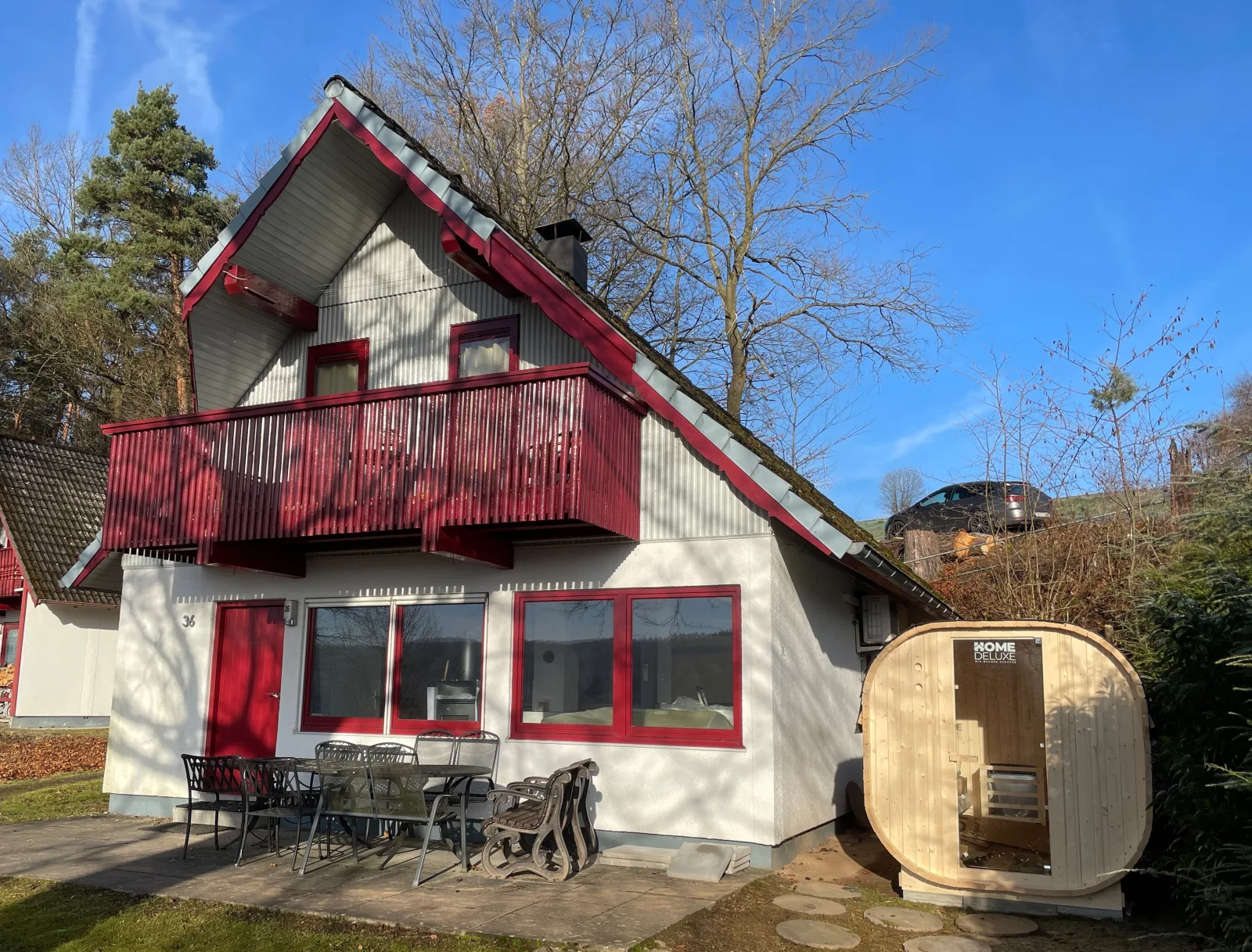 Natur pur mit Seeblick - Ferienhaus Helly von Mein-Seepark mit eigener Sauna