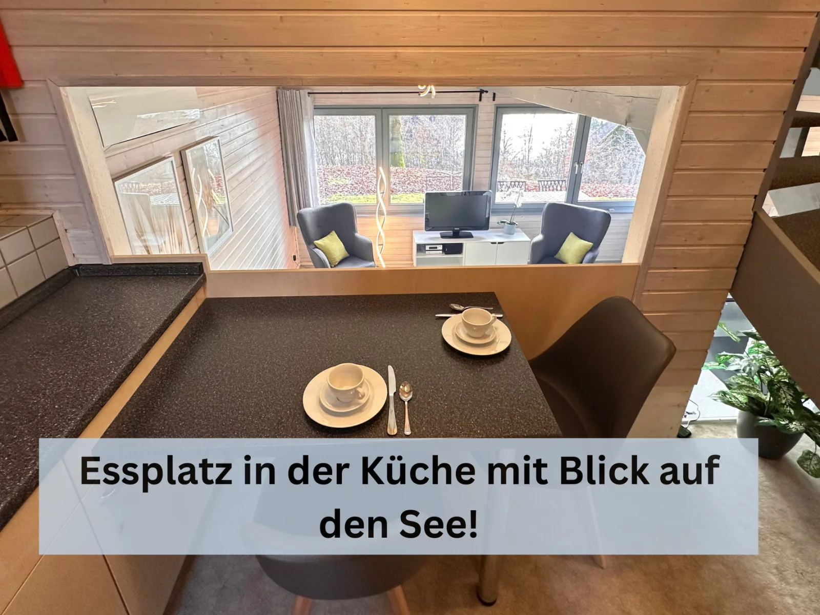 Natur pur mit Seeblick - Ferienhaus Helly von Mein-Seepark mit eigener Sauna