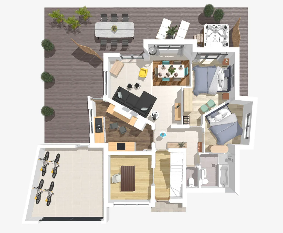 Seehaus Aachblick: SPA Ferienwohnung Seepromenade