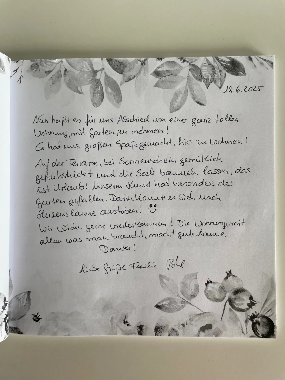 Ruhig gelegene EG-Neubauwohnung  & Garten, überdachte Terrasse, Insektenschutz, Fußbodenheizung, EBK für max. 7 Personen