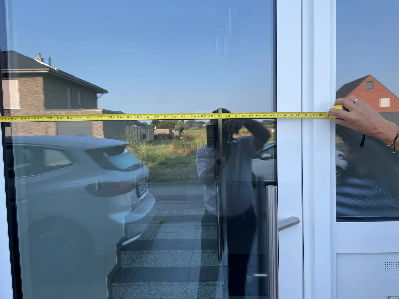 Ruhig gelegene EG-Neubauwohnung  & Garten, überdachte Terrasse, Insektenschutz, Fußbodenheizung, EBK für max. 7 Personen