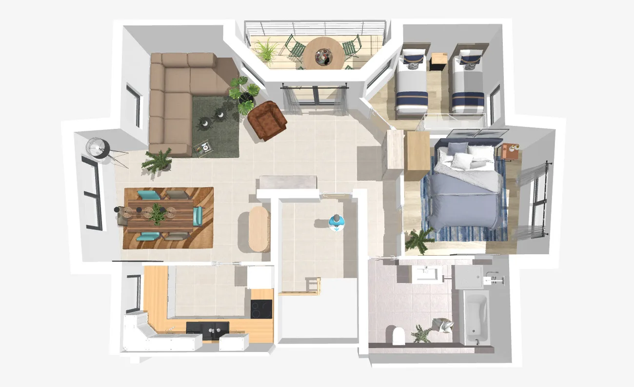 Seehaus Aachblick: Ferienwohnung Aachblick