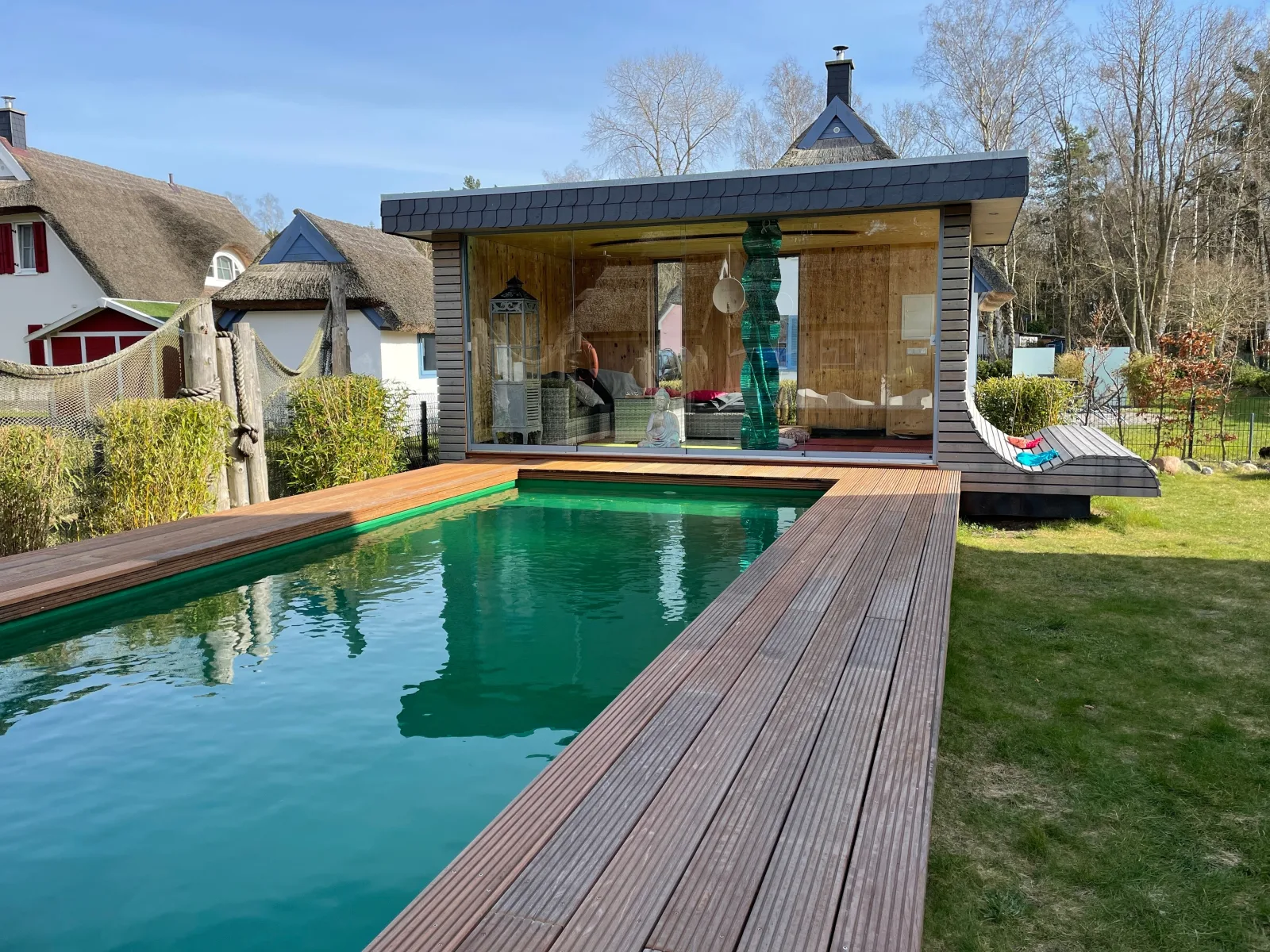Traum Reethaus am Meer &ndash; mit Pool, Sauna & Yoga