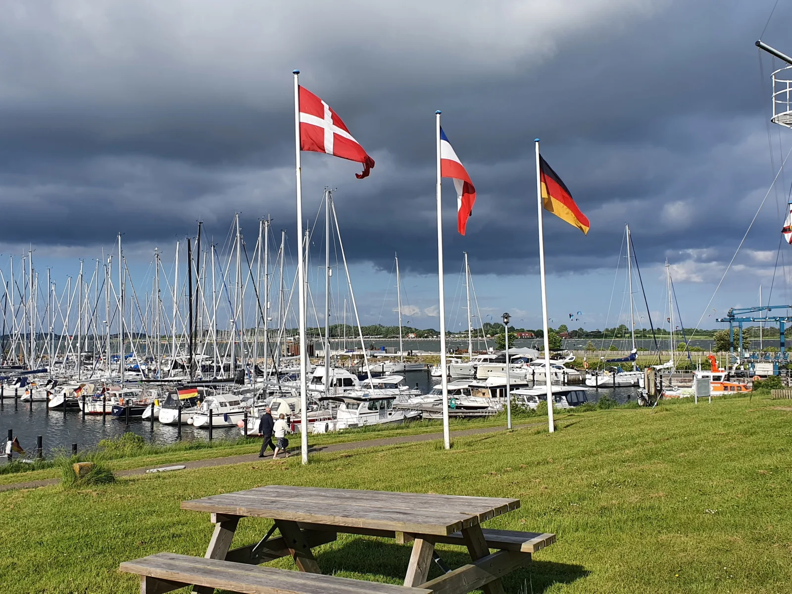 Ferienwohnung Hafenblick Ferienhof Geltinger Bucht