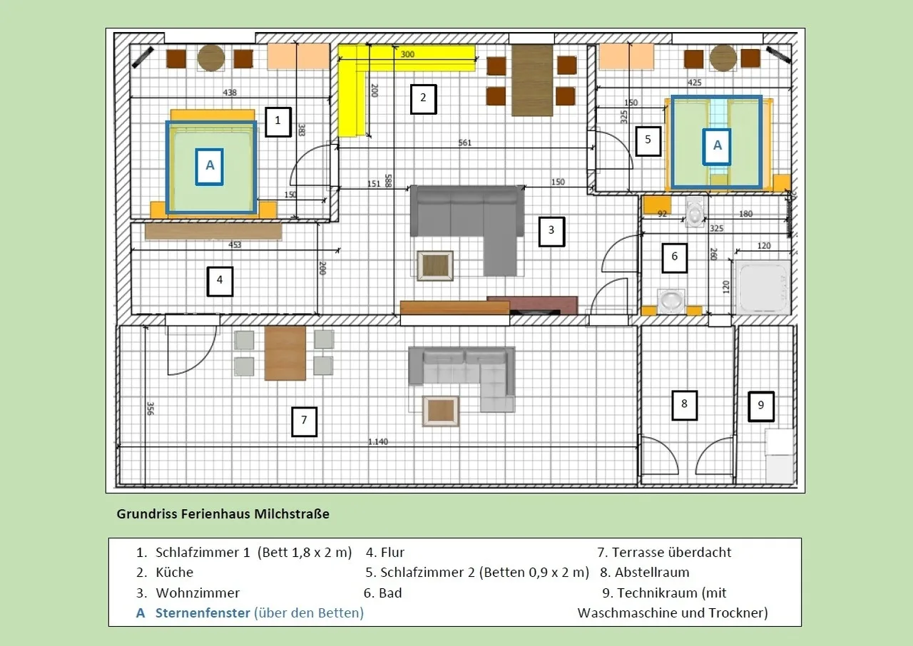 Ferienhaus Milchstraße mit Sternenblick ****