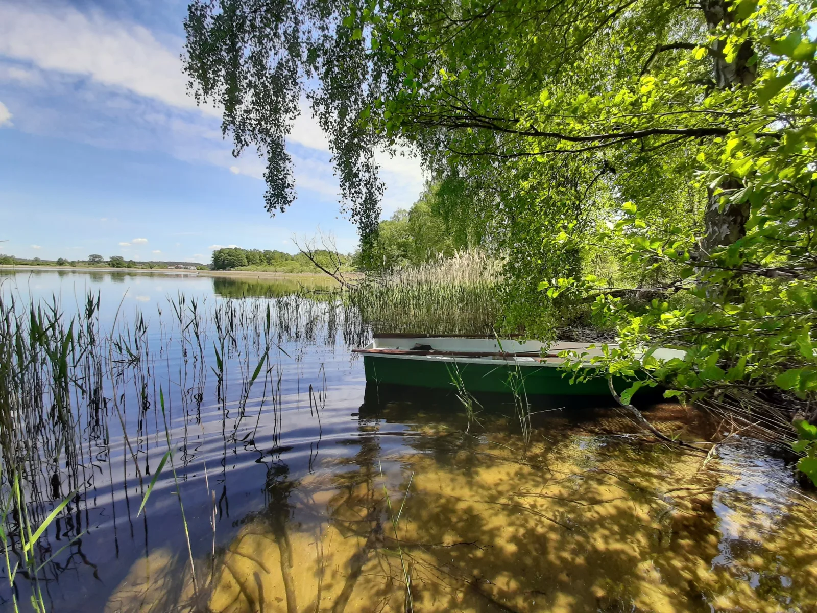 Ferienhaus mit eigenem Boot & 2 Fahrrädern ca. 100 m zum See | An den Sieben Seen