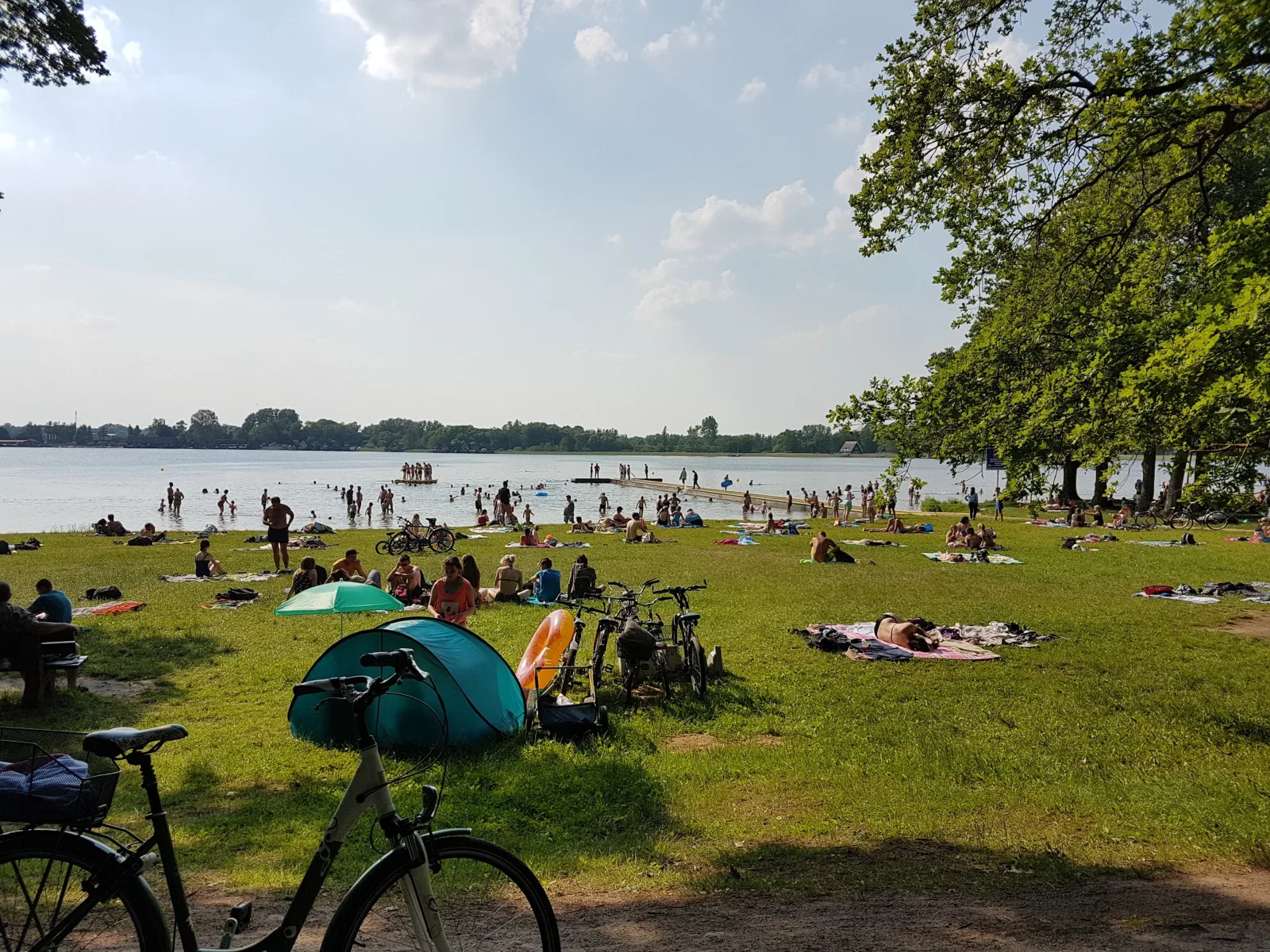 Ferienhaus mit eigenem Boot & 2 Fahrrädern ca. 100 m zum See | An den Sieben Seen