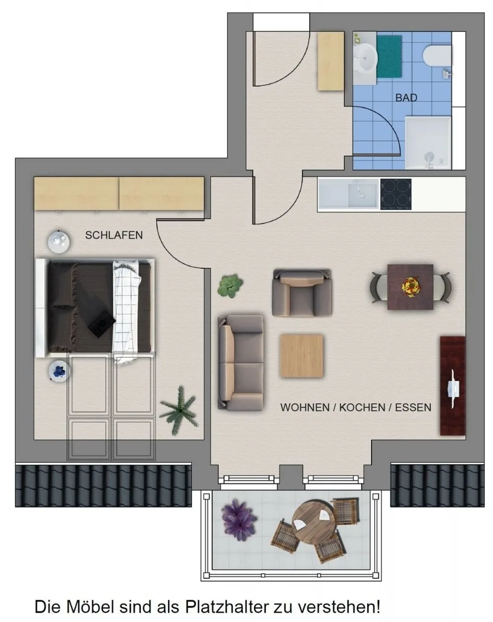 Haus EbenEzer FeWo 312 Rote Rosen
