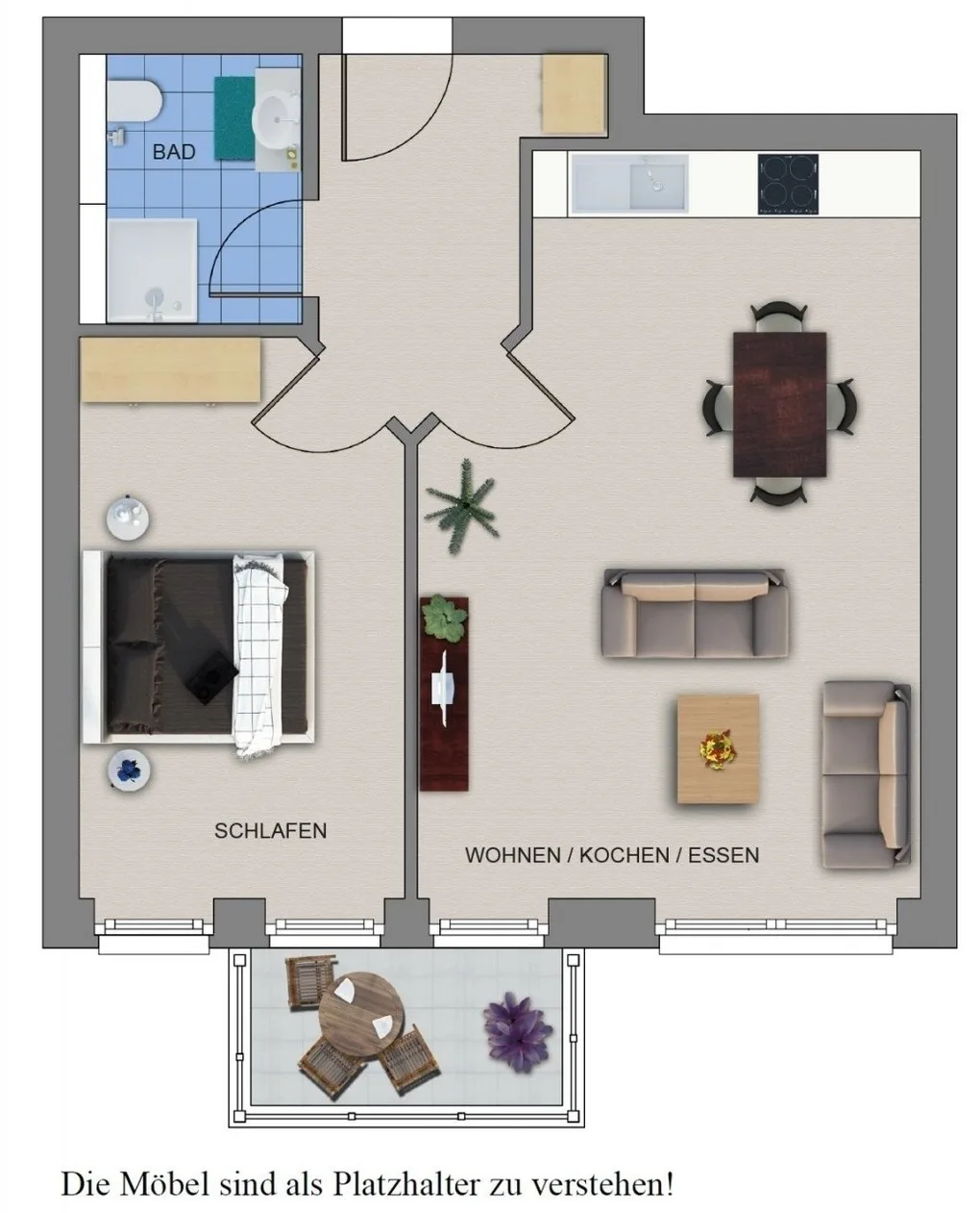 Haus EbenEzer FeWo 208 Die Möwe