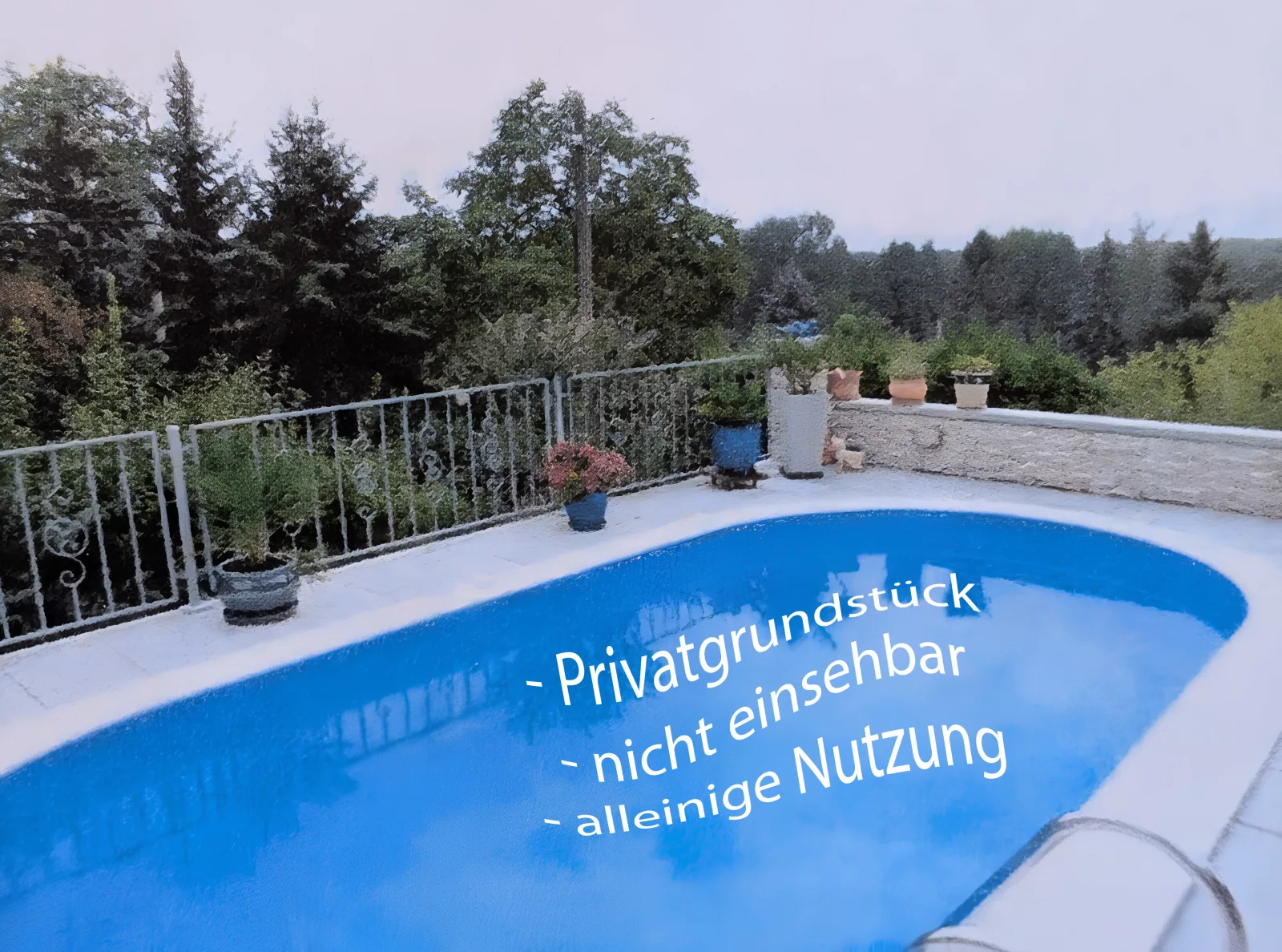 Idyllisches klimatisiertes Ferienhaus mit Pool,Blick und großem Grundstück