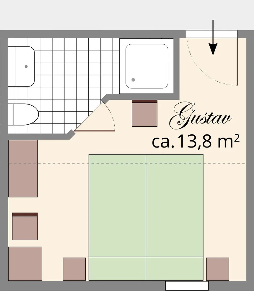 Doppelzimmer Gustav