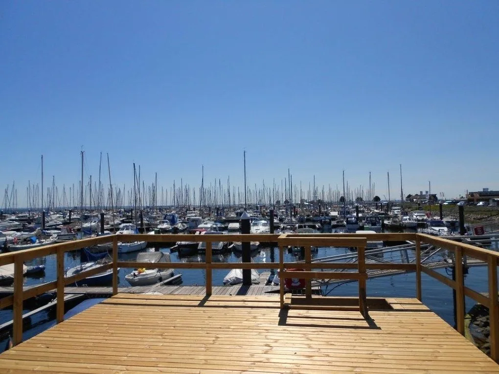 Hausboot Lotta, Dachterrasse u. Kaminofen in Neustadt i.H.
