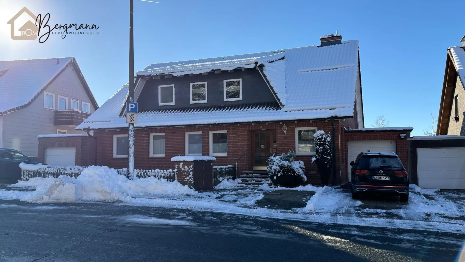 Ferienwohnung Bergmann mit Balkon und Kamin