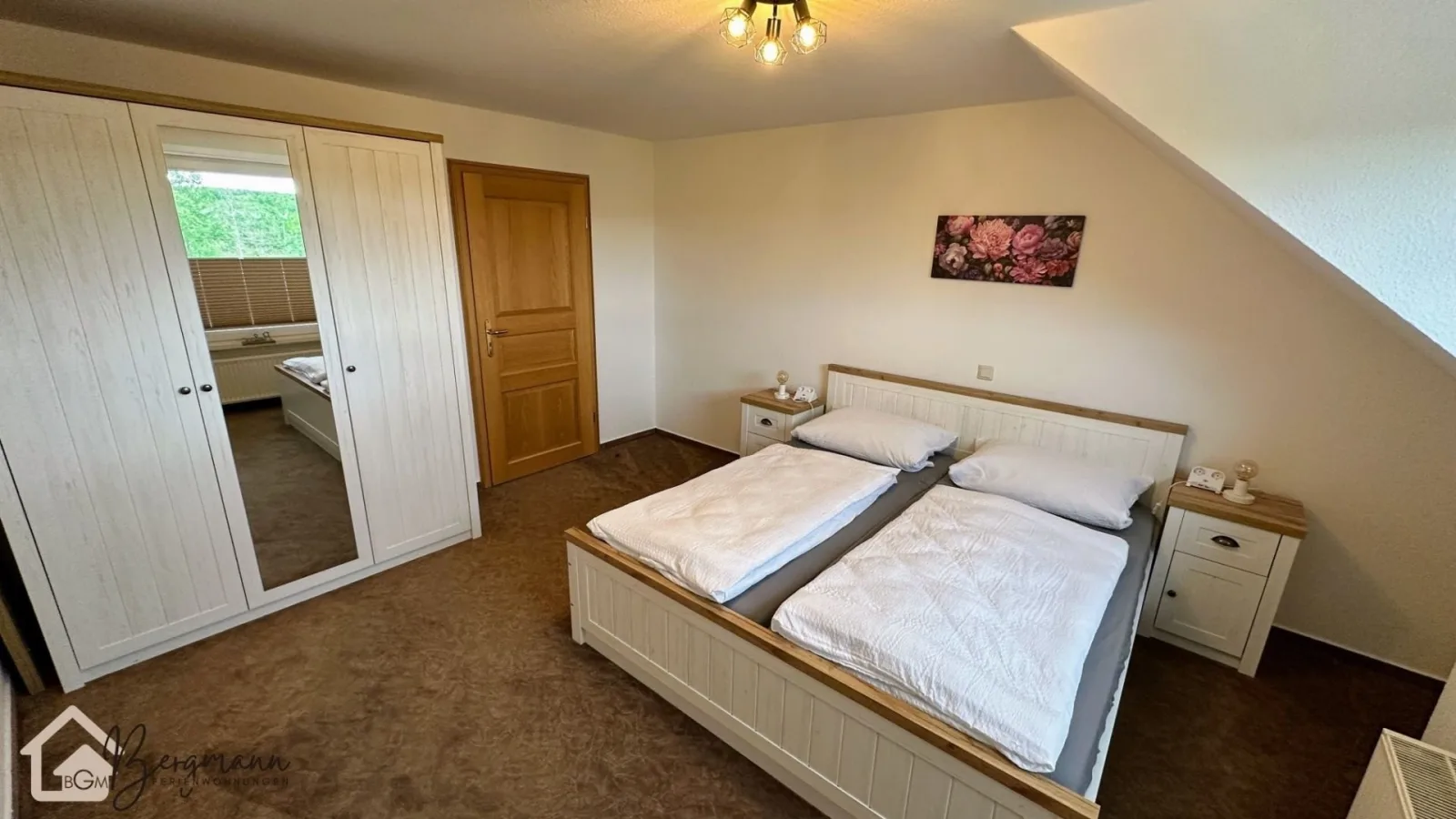Ferienwohnung Bergmann mit Balkon und Kamin