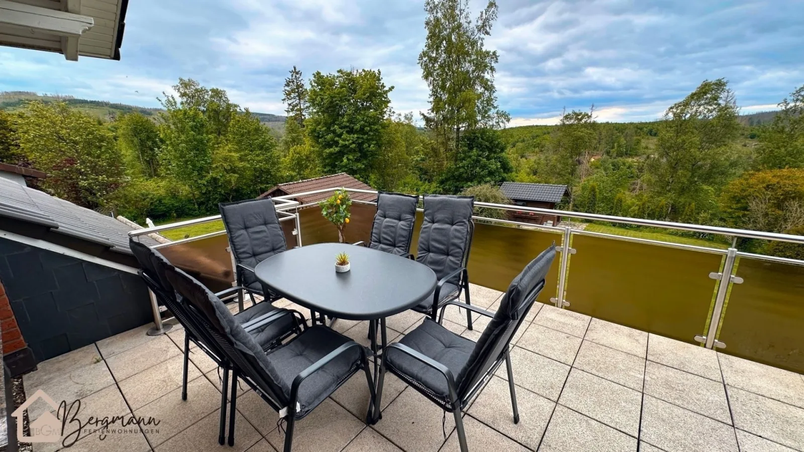 Ferienwohnung Bergmann mit Balkon und Kamin