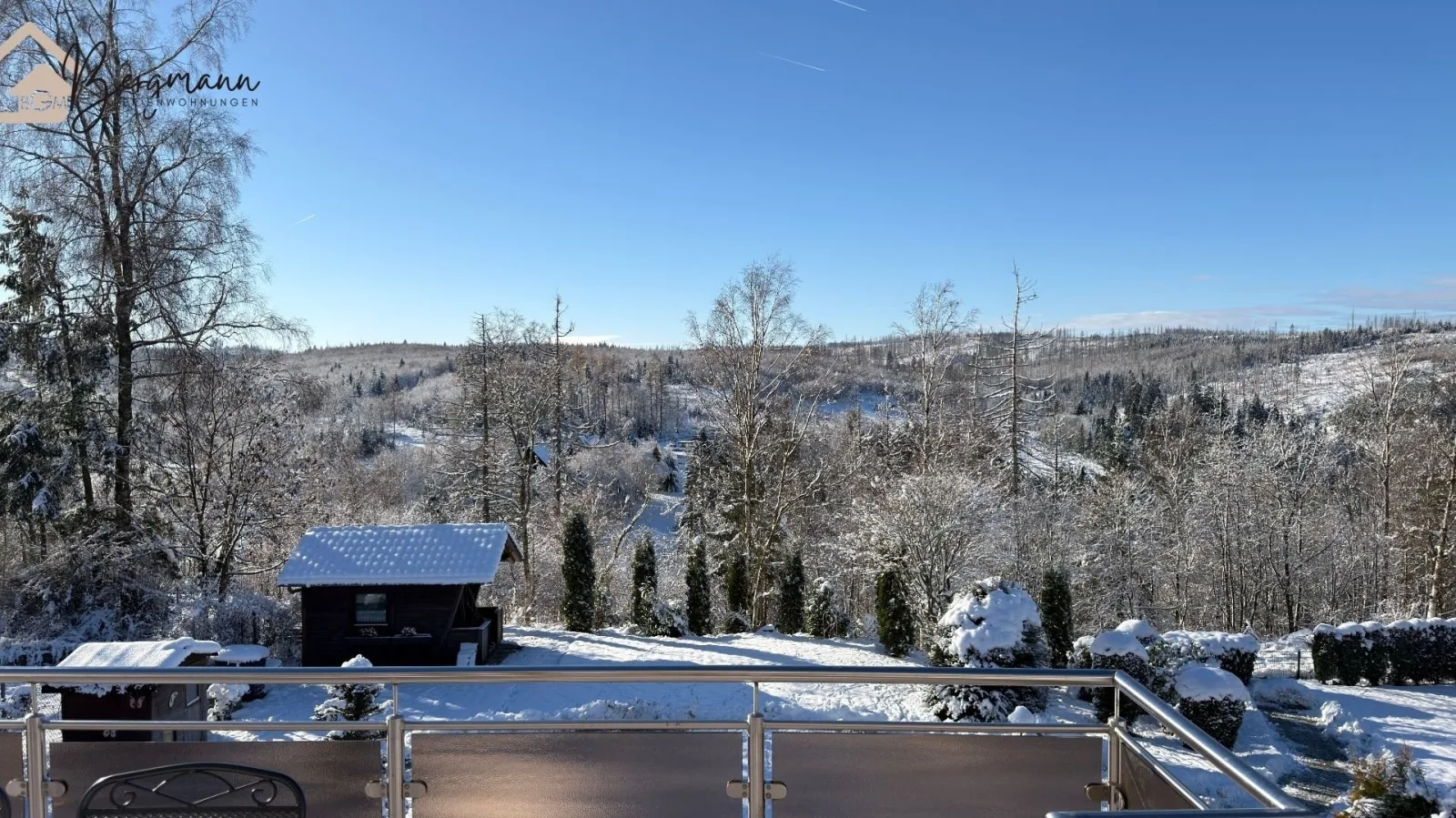 Ferienwohnung Bergmann mit Balkon und Kamin