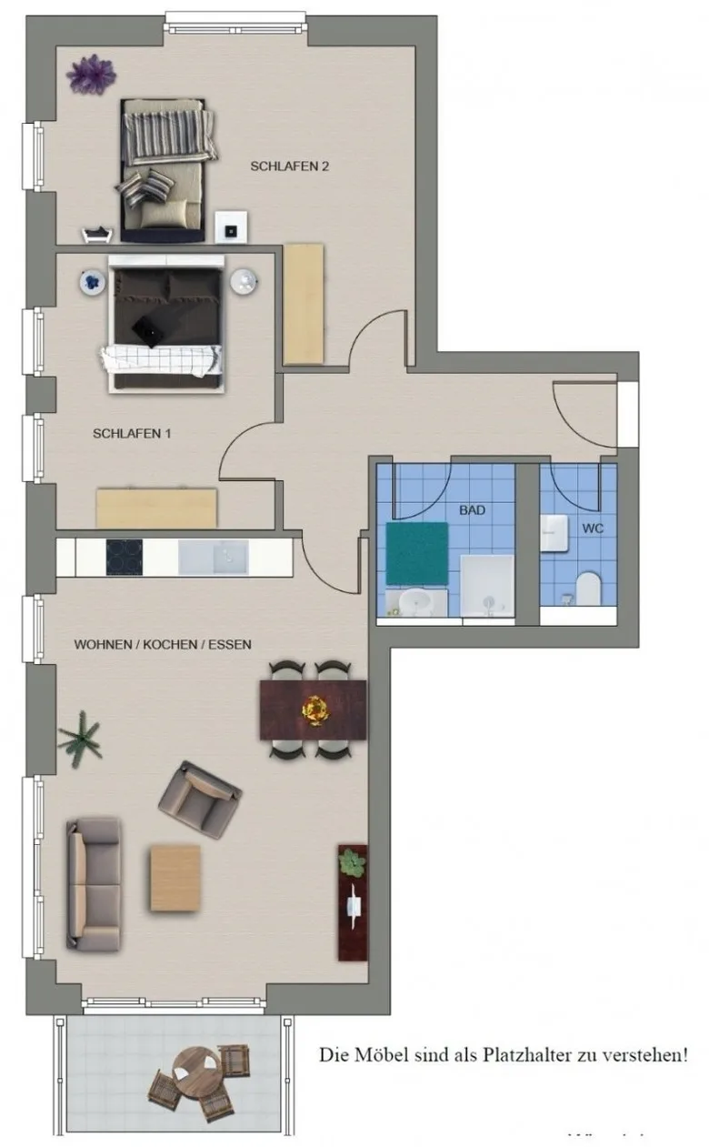 Haus EbenEzer FeWo 206 Schimmelreiter