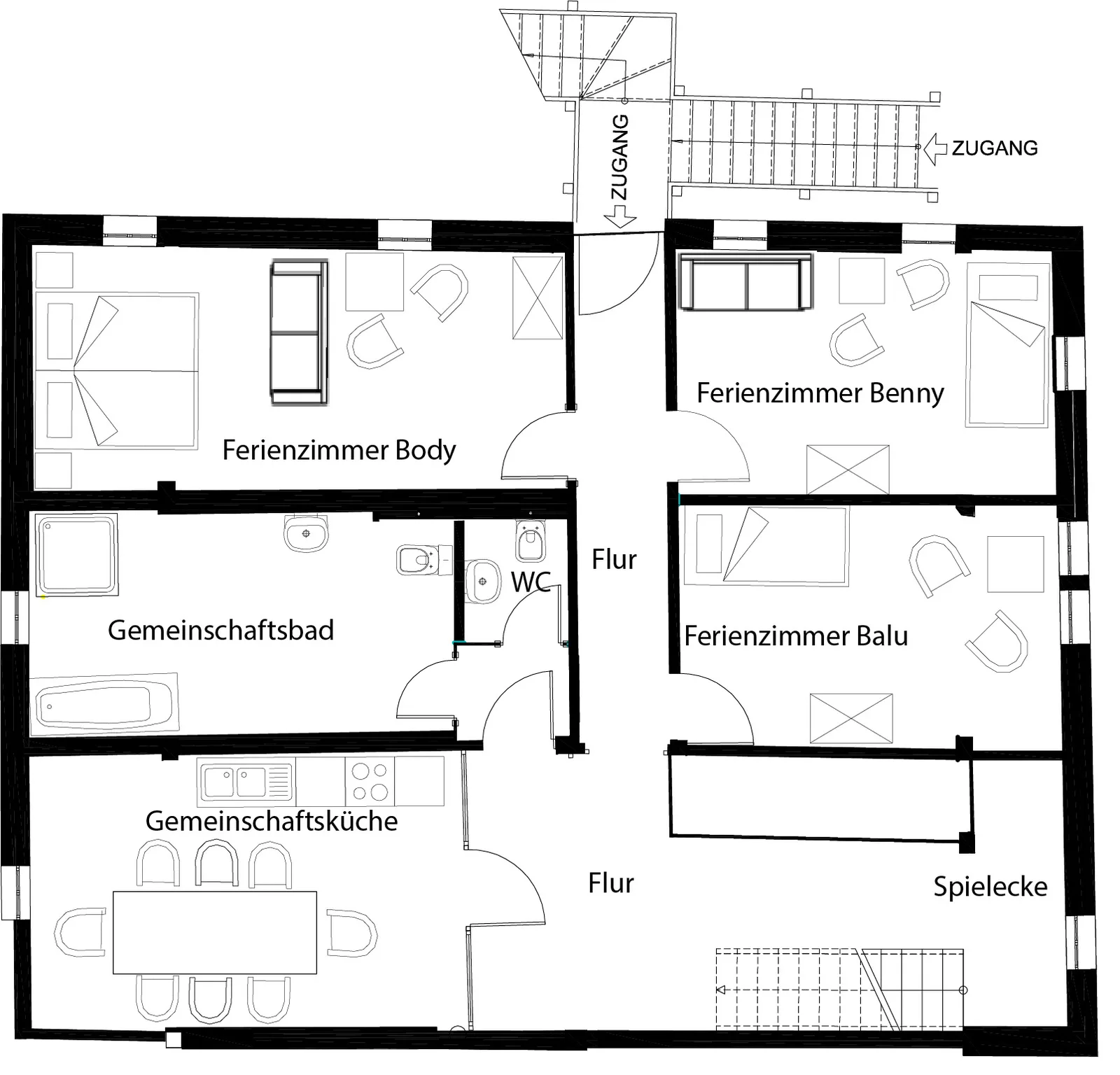 Ferienzimmer Body