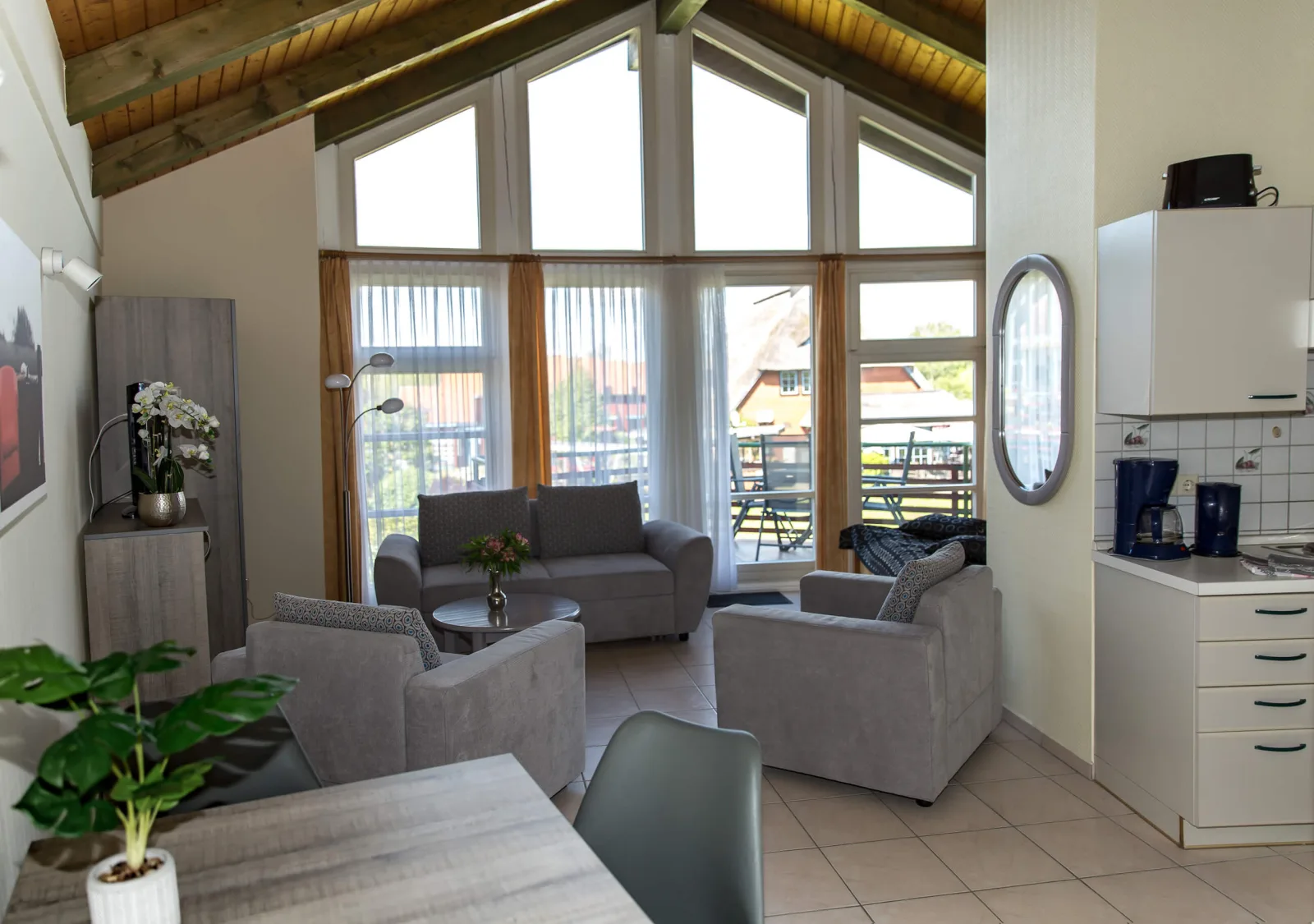 1-Raum Appartement mit Balkon