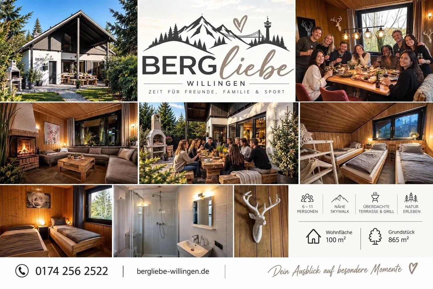 Chalet BERGliebe Willingen - Nähe Skywalk