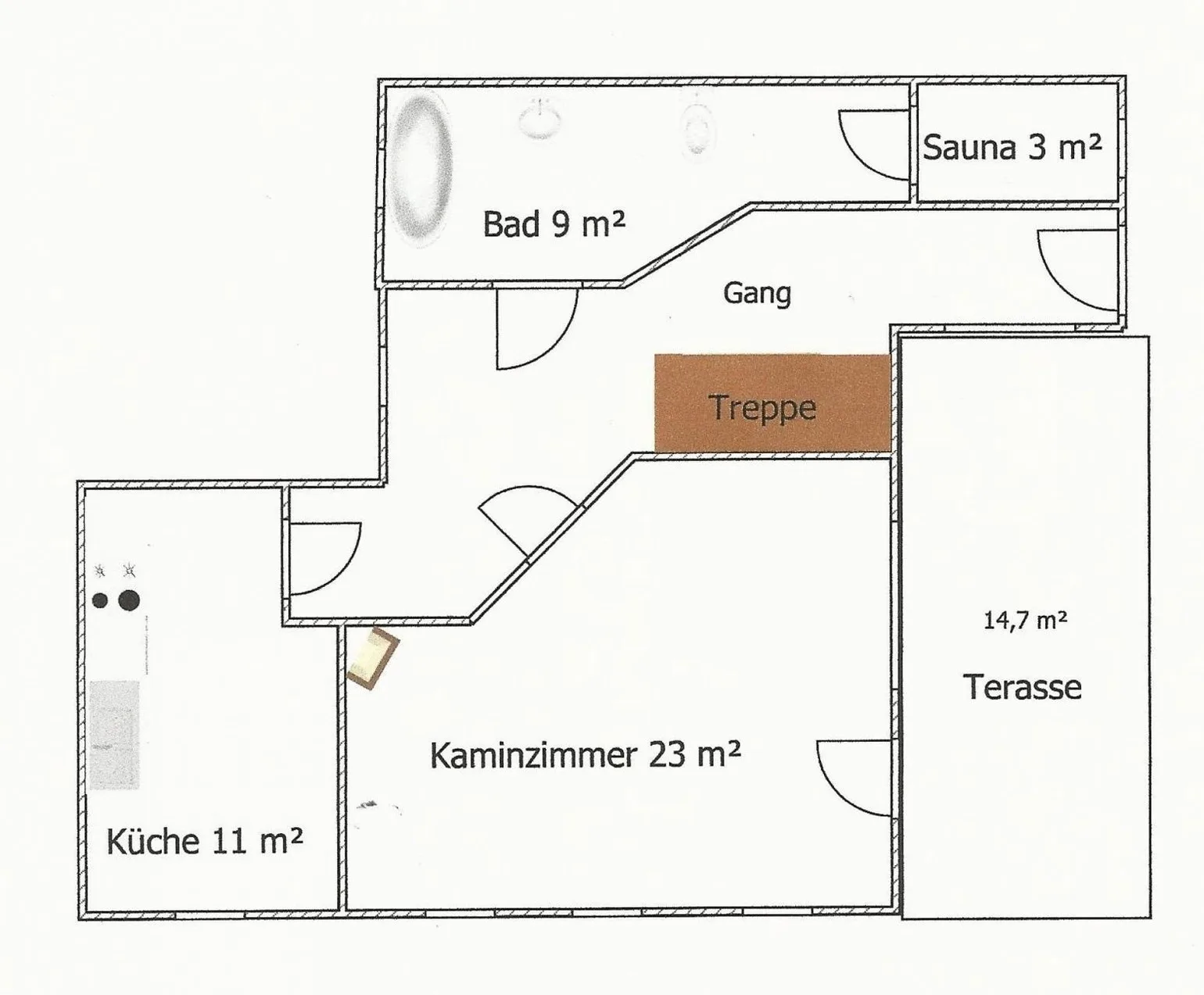 Elbblick große Loftwohnung