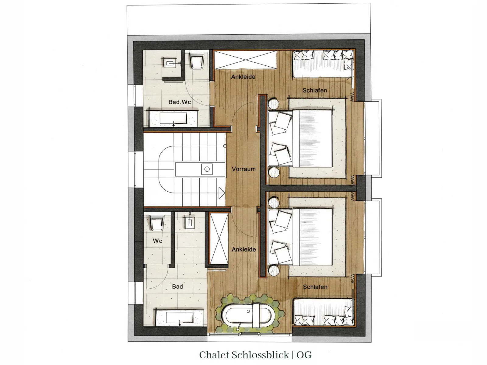 Luxus Ziegelberg Chalets: "Chalet Schlossblick"