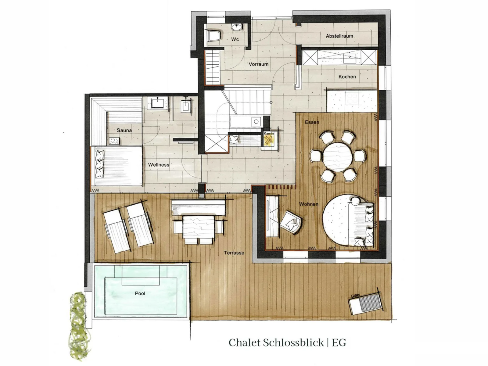 Luxus Ziegelberg Chalets: "Chalet Schlossblick"
