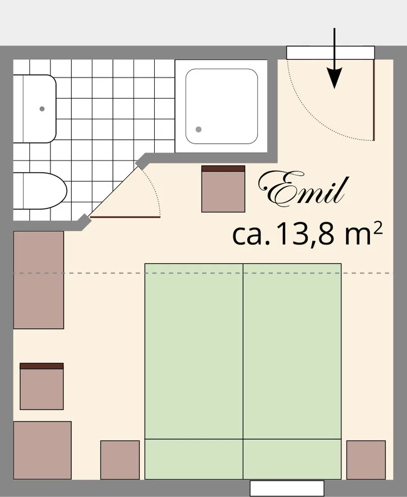 Doppelzimmer Emil
